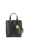 Jil Sander Ed  Bonded Tote In Black