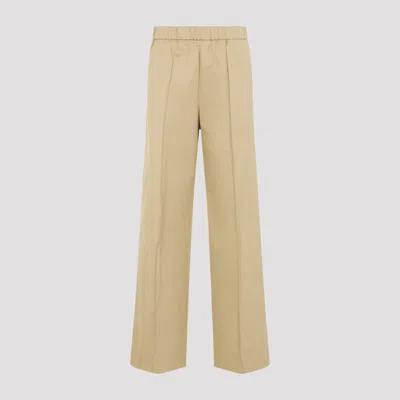 Jil Sander Track Inspired Relaxed Pants In Neutral