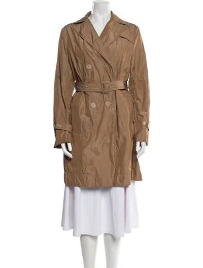 Pre-owned Jil Sander Trench Coat In Brown