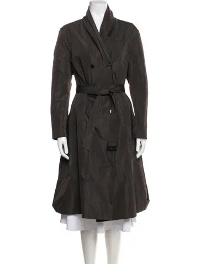 Pre-owned Jil Sander Trench Coat In Brown