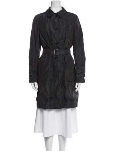 Pre-owned Jil Sander Trench Coat In Gray