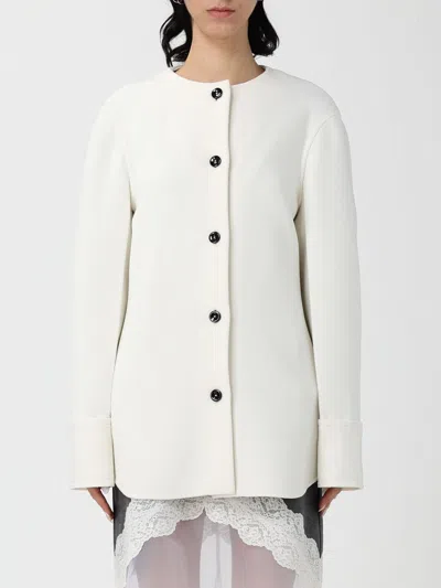 JIL SANDER TRENCH COAT JIL SANDER WOMAN COLOR WHITE,G39190001