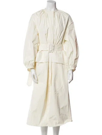 Pre-owned Jil Sander Trench Coat In Neutral