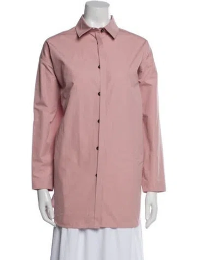 Pre-owned Jil Sander Trench Coat In Pink