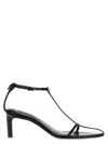 Jil Sander Leather Sandals With Weaved Straps