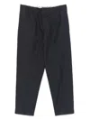 Jil Sander Navy Blue Cotton Pants