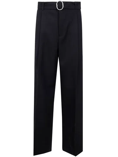 Jil Sander Trouser 139 Aw 28 In Blue
