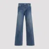 Jil Sander Canard Blue Cotton Trouser 18 Denim Jeans In Blue