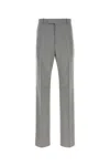 Jil Sander Grey Flat Front Pants In Gray