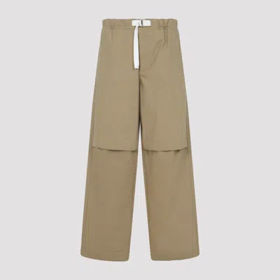 Jil Sander Trouser 268 Emb In Brown