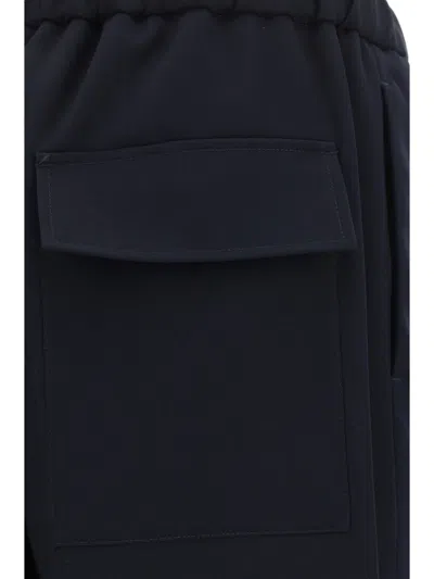 Jil Sander Trouser In Blue