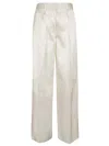 Jil Sander Wide-leg High Waist Trousers With Satin Finish