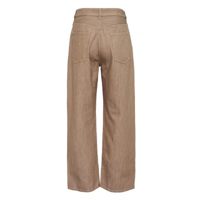 Jil Sander Trouser Light Denim In Brown