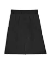 Jil Sander Fluid Viscose Shorts In Black