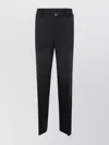 Jil Sander Trouser Straight Leg Creased Detailing In Black
