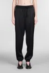 Jil Sander Wool-gabardine Tapered Track Pants In Black