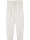 Jil Sander 4-pocketed Twill Cotton Pants With Elastic Waistband
