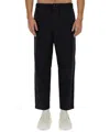 Jil Sander Cotton Pants In Black