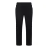 Jil Sander Black Cotton Pants In Black
