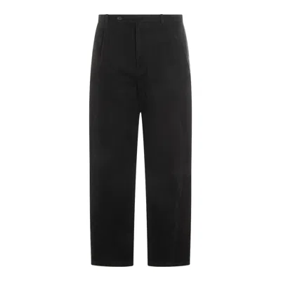 Jil Sander Pleated Straight-leg Trousers In Black