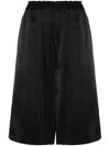 Jil Sander Drawstring-fastening Shorts In Black