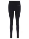 Jil Sander Ankle-length Black Sport Pants With High Waist In Black