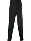 Jil Sander Straight Leg Trousers In Black