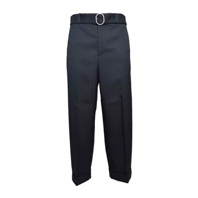 Jil Sander Trousers In Blue