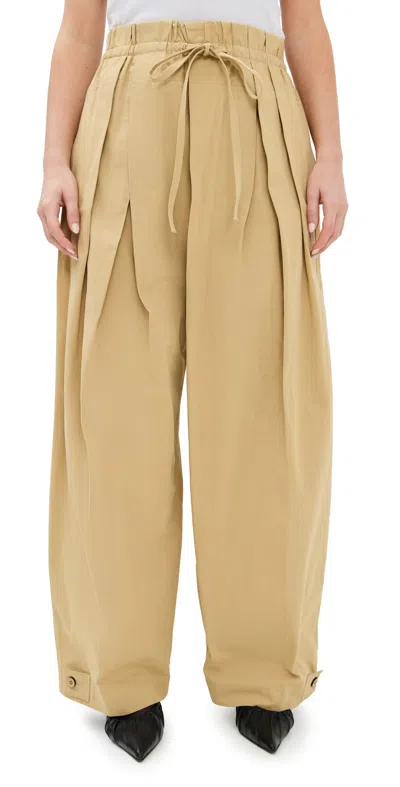 JIL SANDER TROUSERS CEREAL