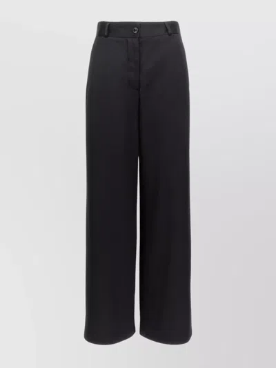 JIL SANDER TROUSERS FEATURING BELT LOOPS AND WIDE LEGS