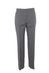 Jil Sander Tailored Trousers With Centre-back Slit In Grey