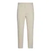 Jil Sander Trousers Back Side Pockets Loops In White