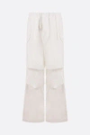 Jil Sander Mid-rise Straight-leg Trousers In White