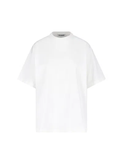 Jil Sander T-shirt Logo In Multi