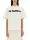 Jil Sander Relaxed-fit Cotton T-shirt With Bold Logo In Multi
