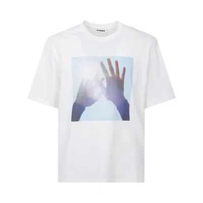 Pre-owned T-shirt With Print 'white' | Men's Size M from GOAT