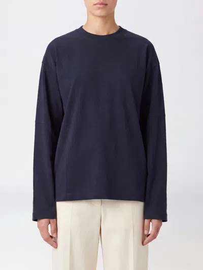 Jil Sander T-shirt Woman In Blue