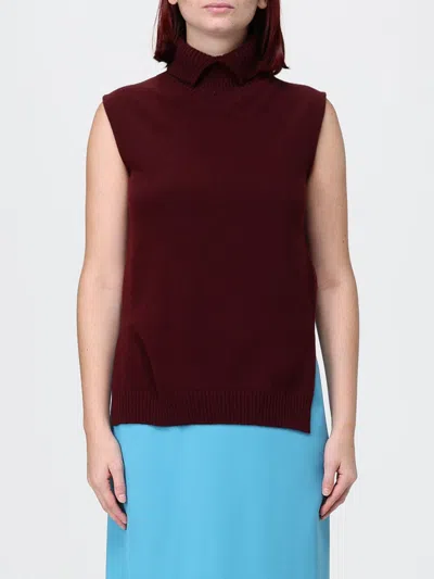 Jil Sander T-shirt Woman Color Cherry In 樱桃色