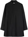 Jil Sander Tuesday Silk Shirt In Black