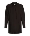 Jil Sander Boxy Fit Short Sleeve Cotton Shirt In Black