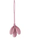 Jil Sander Tulip Looped-strap Charm In Pink