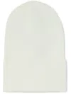 Jil Sander Turn-up Fine-knit Beanie In White