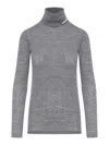 Jil Sander Long Sleeve Top With Funnel Neckline