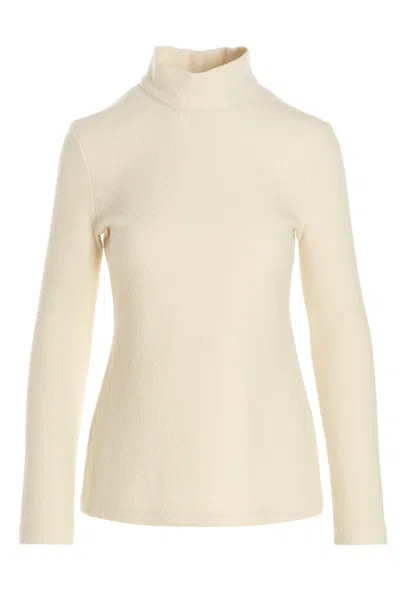 Jil Sander High-neck Long-sleeve Sweater In Pink