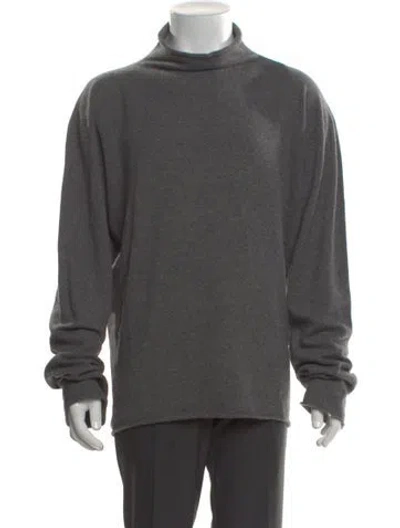 Pre-owned Jil Sander Turtleneck Long Sleeve Pullover In Gray