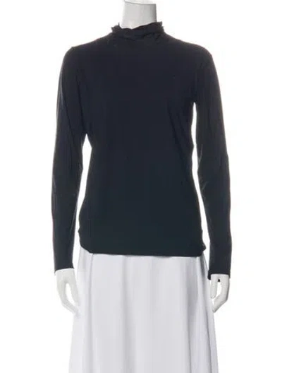 Pre-owned Jil Sander Turtleneck Long Sleeve Top In Blue
