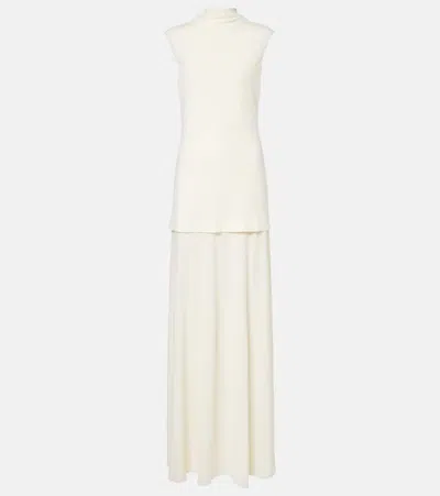 JIL SANDER TURTLENECK MAXI DRESS