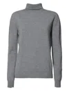 Jil Sander Turtleneck Sweater In Gray