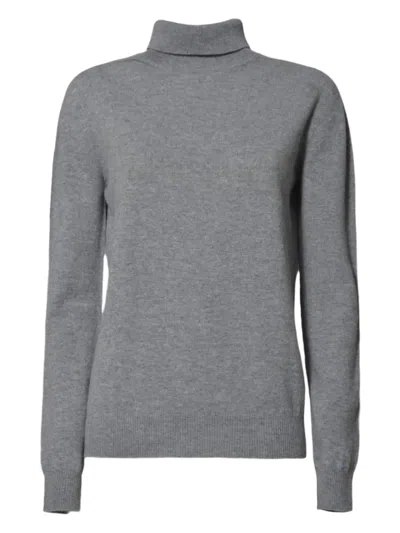Jil Sander Turtleneck Sweater In Gray