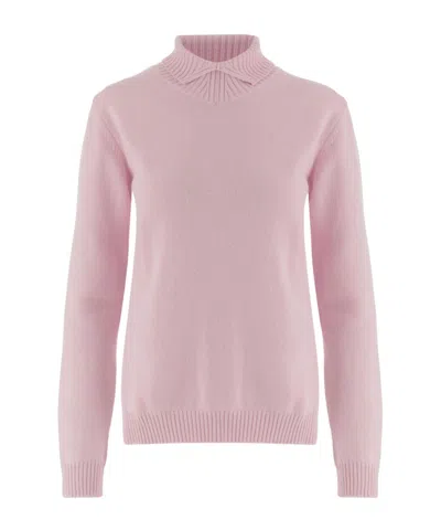 Jil Sander Turtleneck Sweater In Black